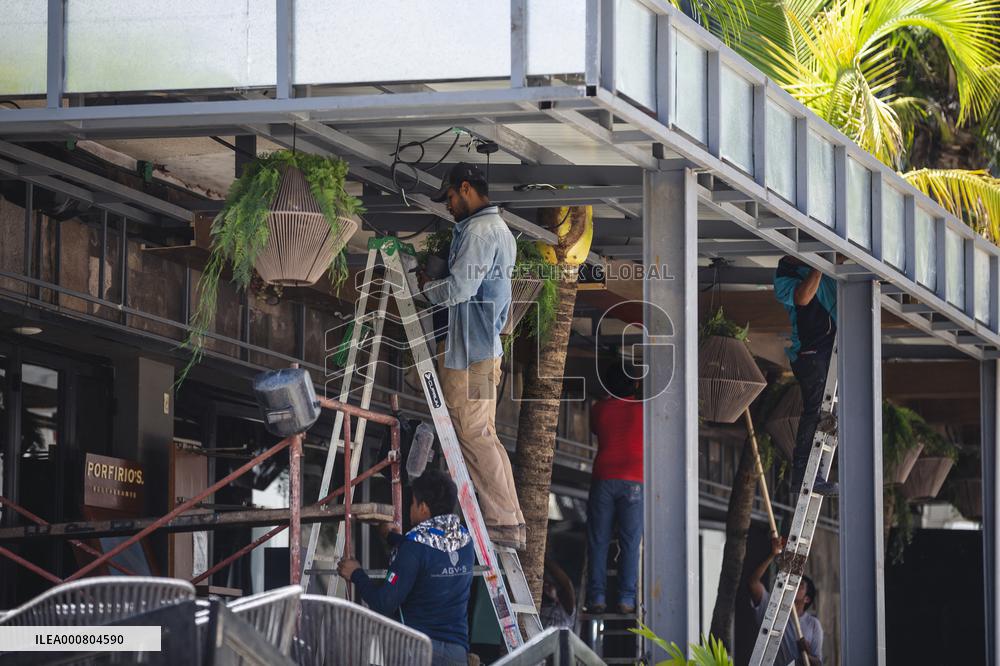 Hurricane Grace Heads Toward Caribbean Coast - Mexico