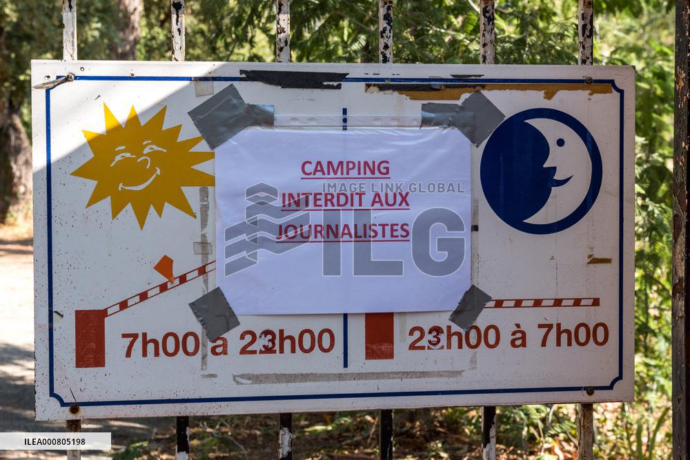 Southern France wildfire aftermath