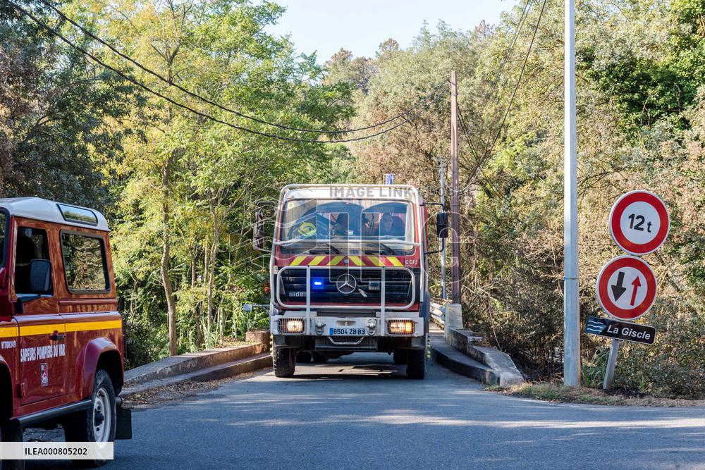Southern France wildfire aftermath
