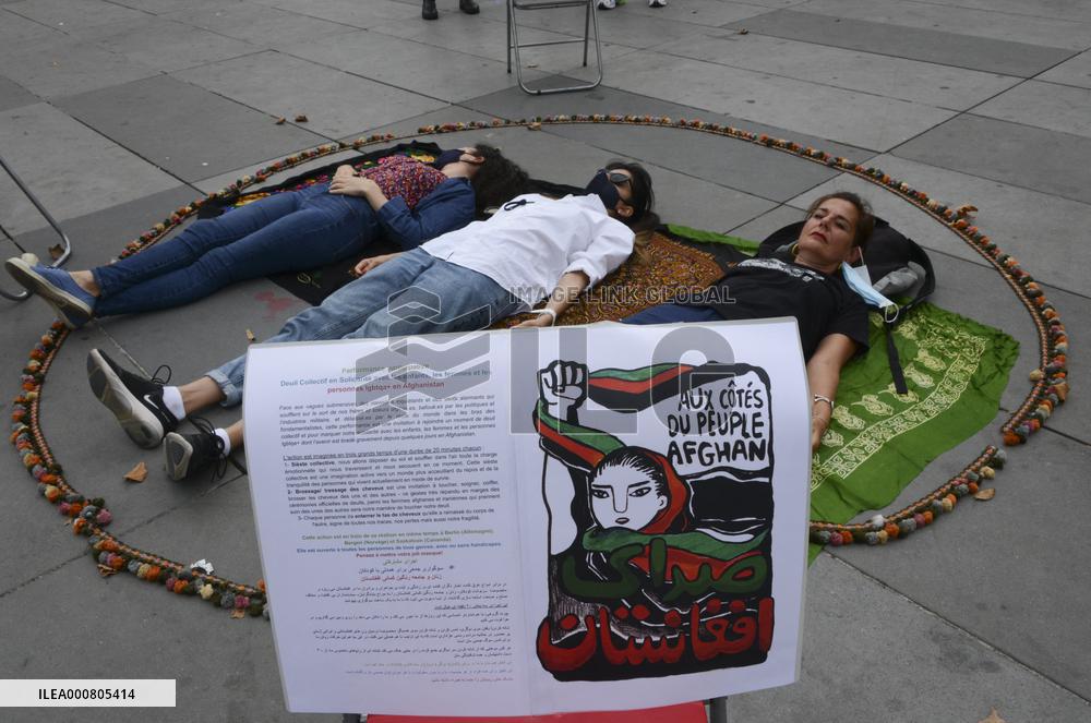 Rally in solidarity with the people of Afghanistan - Paris