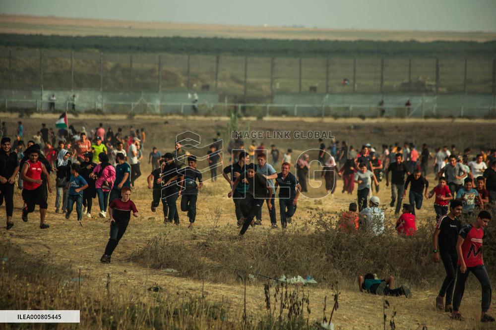 Demonstration in Gaza City
