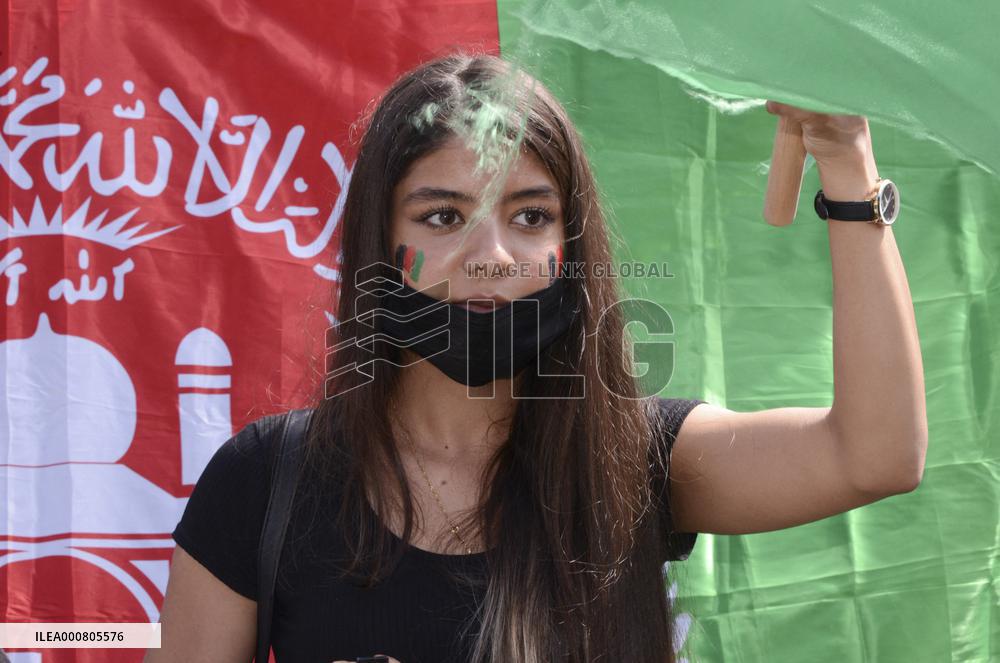 Protest against Taliban's Afghanistan takeover - Paris