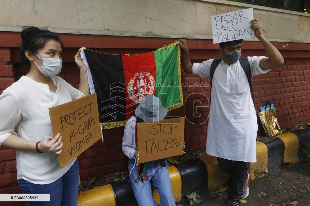 Protest Against Oppressive Taliban Rules In Afghanistan