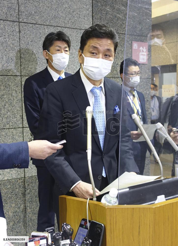 Japanese Defense Minister Kishi