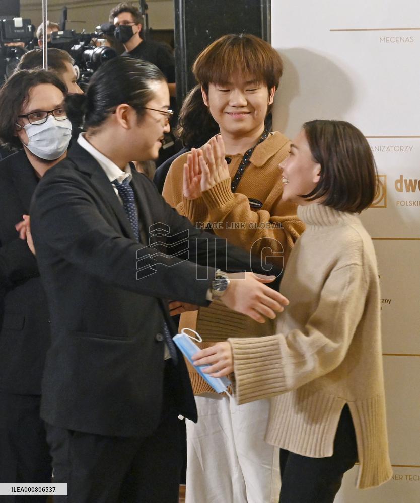 Japan's Sorita 2nd in Chopin piano contest