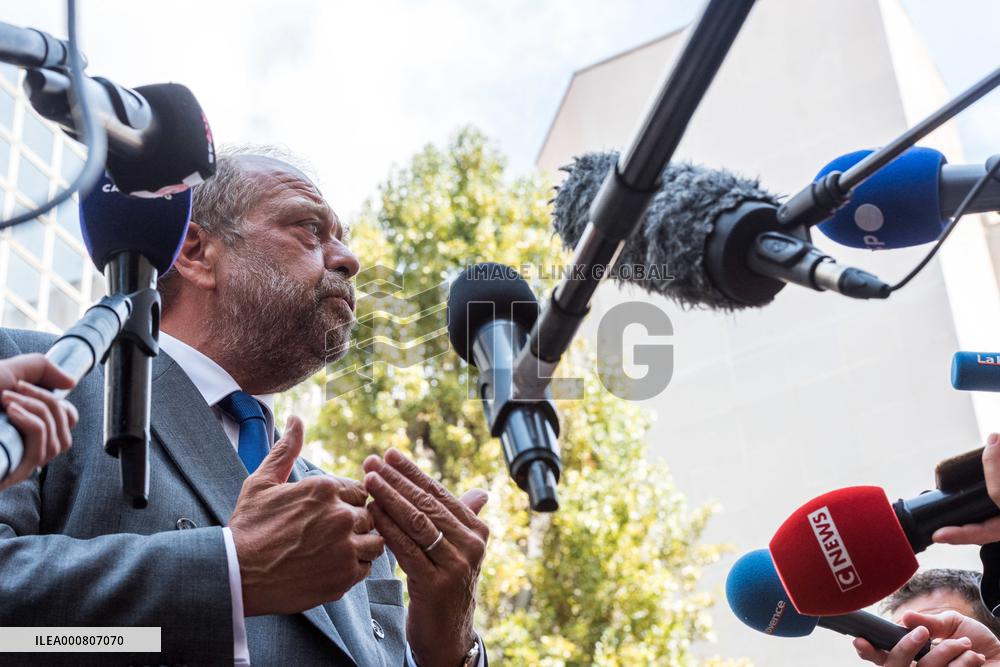 Eric Dupond-Moretti Visits The Judicial Court - Marseille