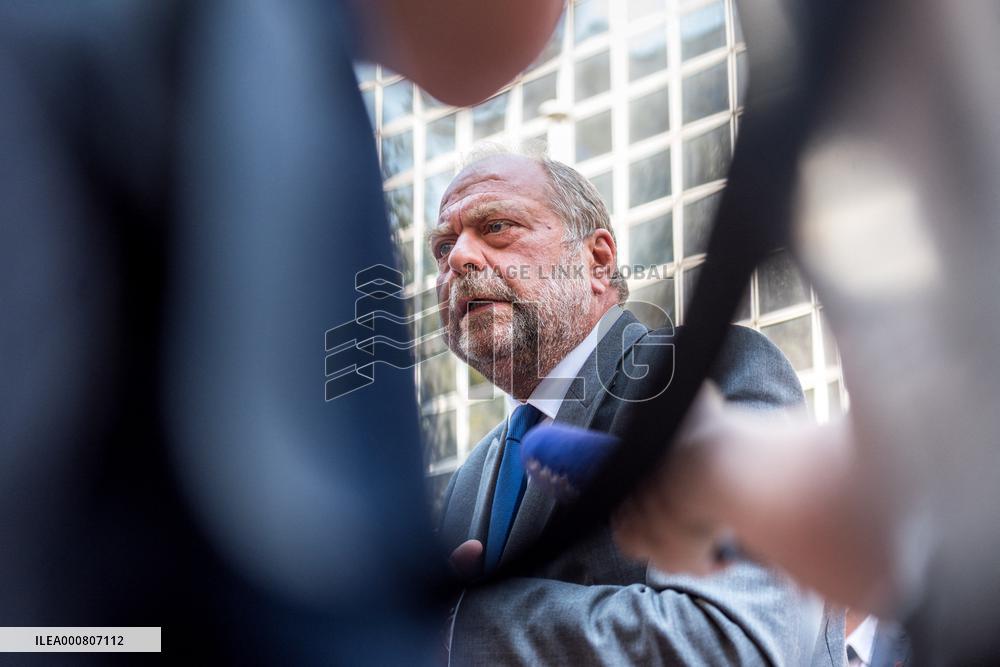 Eric Dupond-Moretti Visits The Judicial Court - Marseille