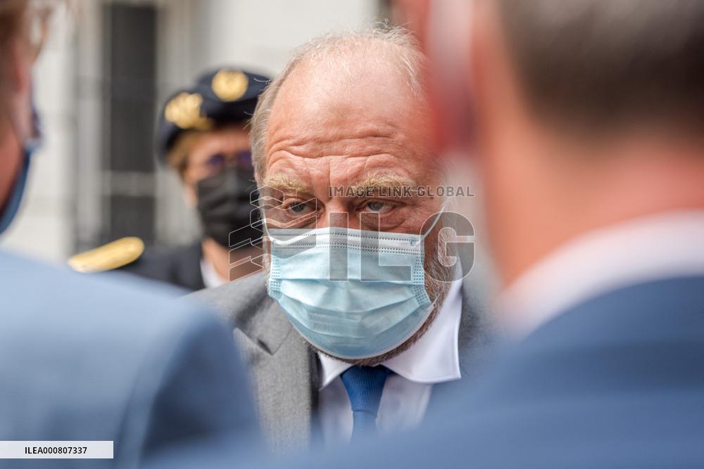 Eric Dupond-Moretti Visits The Judicial Court - Marseille