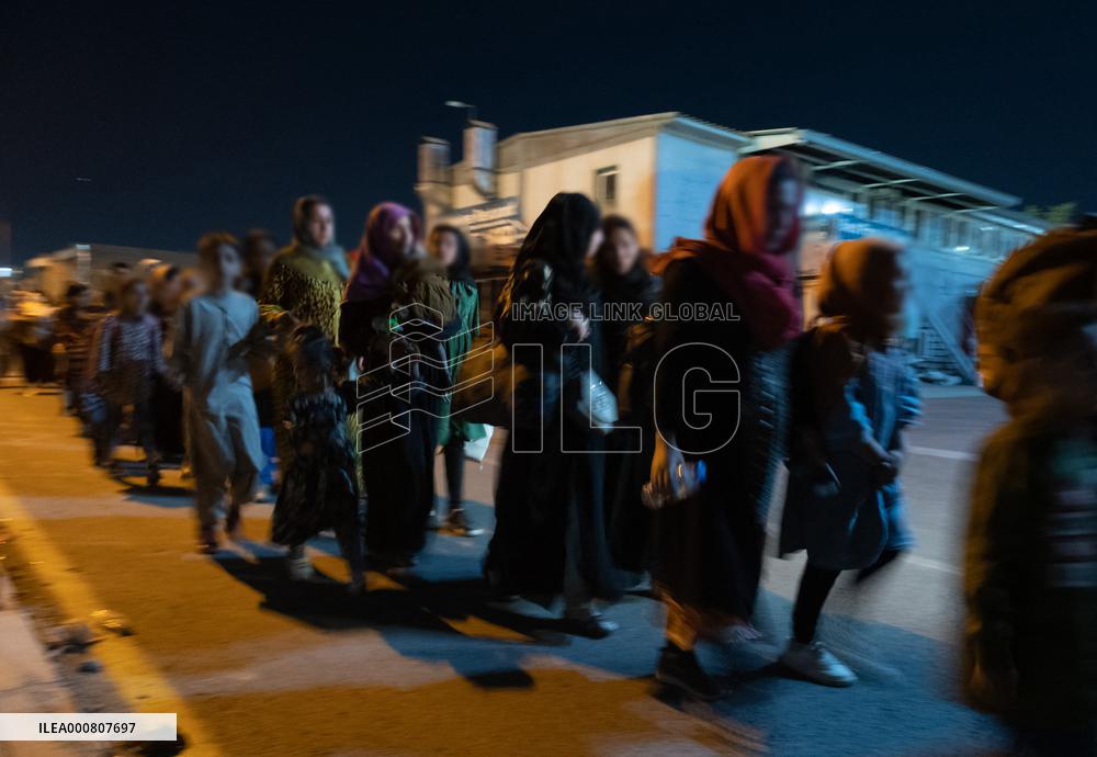 Afghan Refugees Fly To France