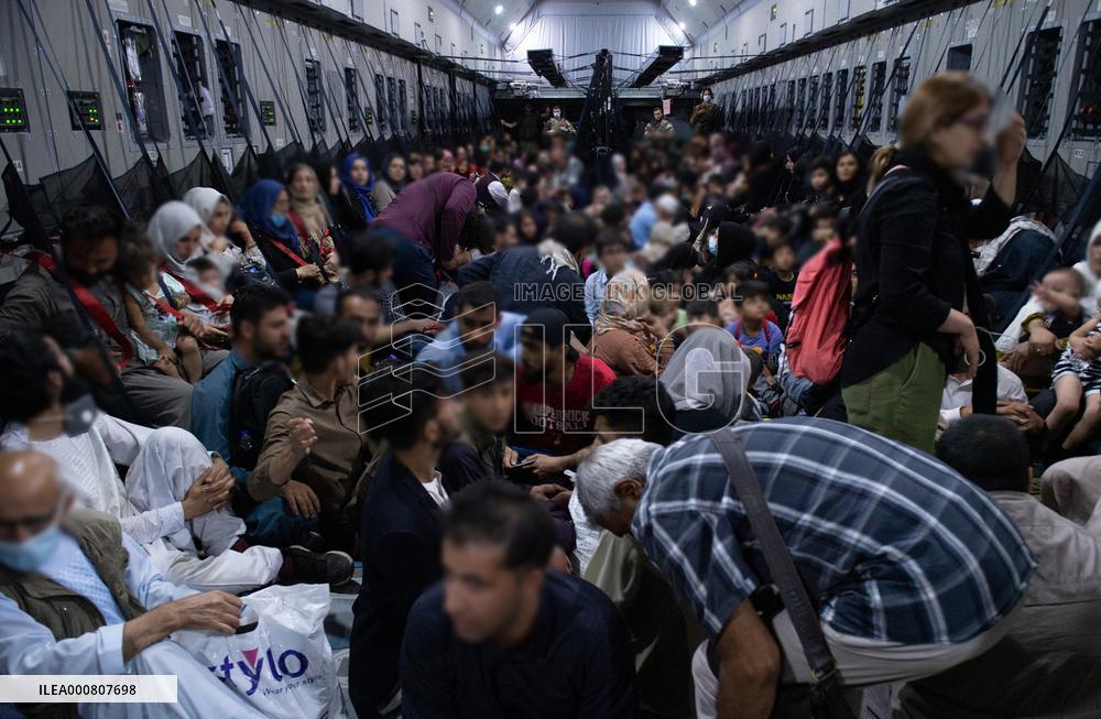 Afghan Refugees Fly To France