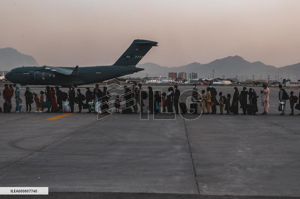 More Evacuation Operations At Hamid Karzai International Airport - Kabul
