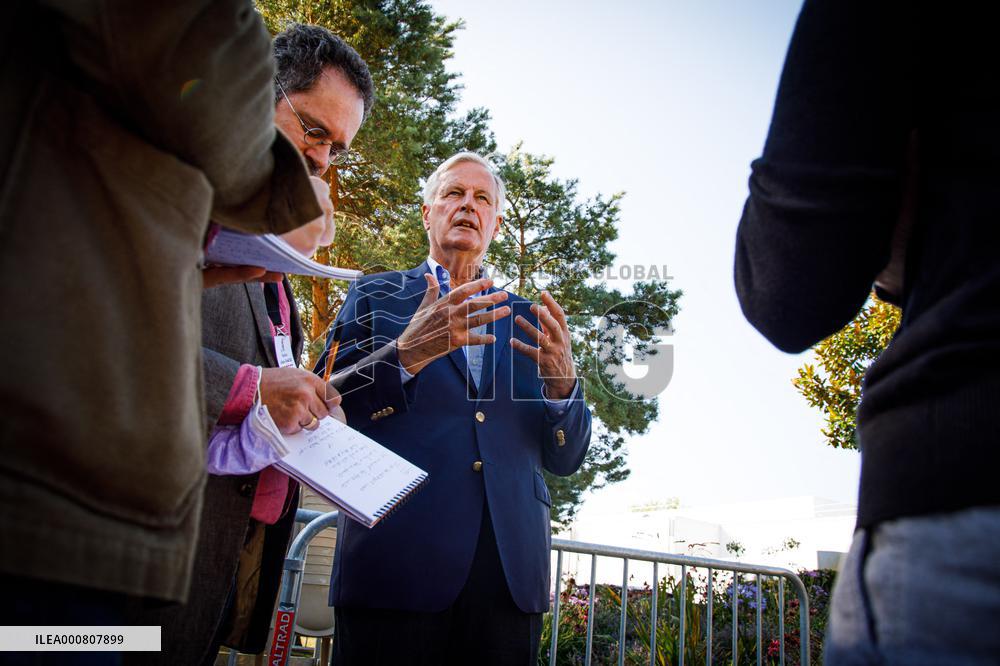 Les Republicains Summer University - Michel Barnier - La Baule