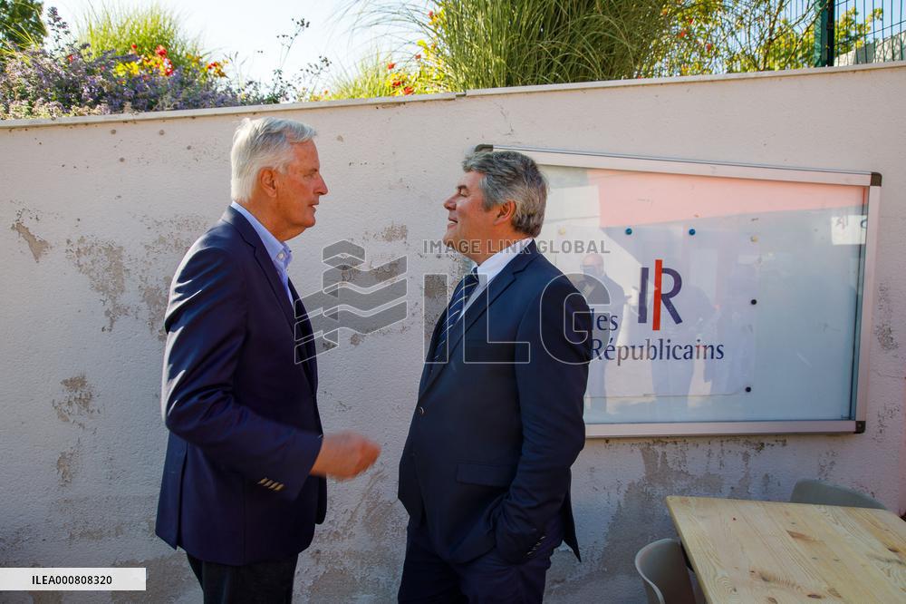 Les Republicains Summer University - Michel Barnier - La Baule