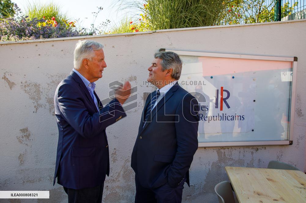 Les Republicains Summer University - Michel Barnier - La Baule
