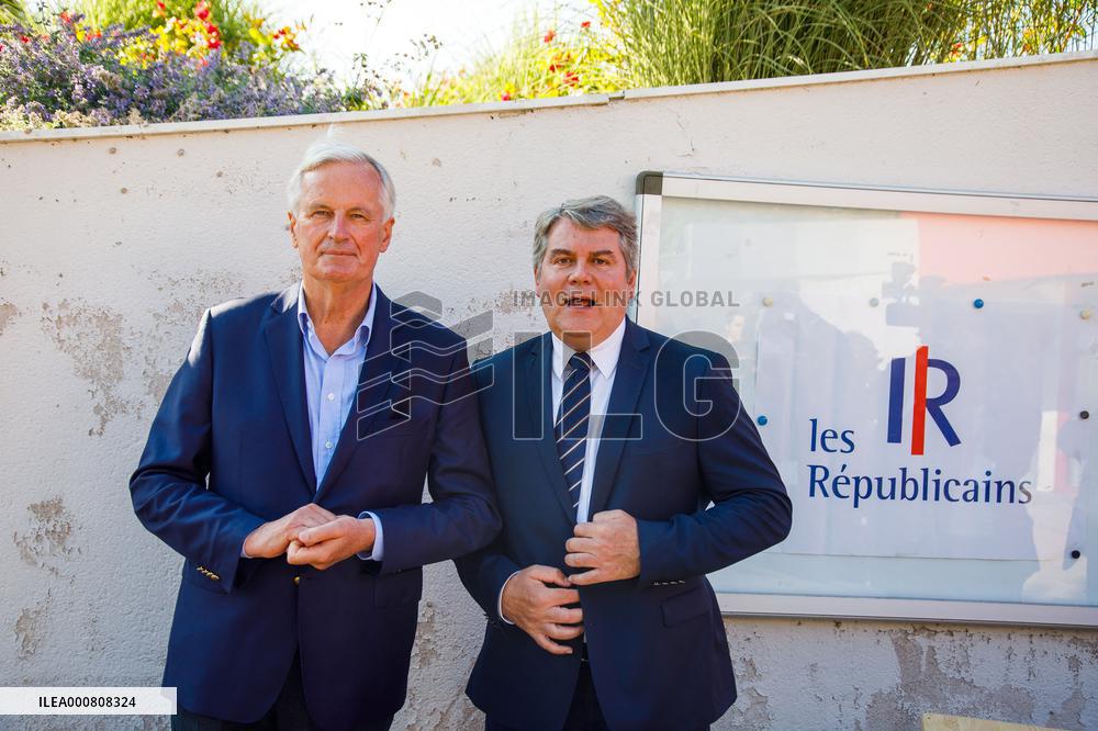 Les Republicains Summer University - Michel Barnier - La Baule