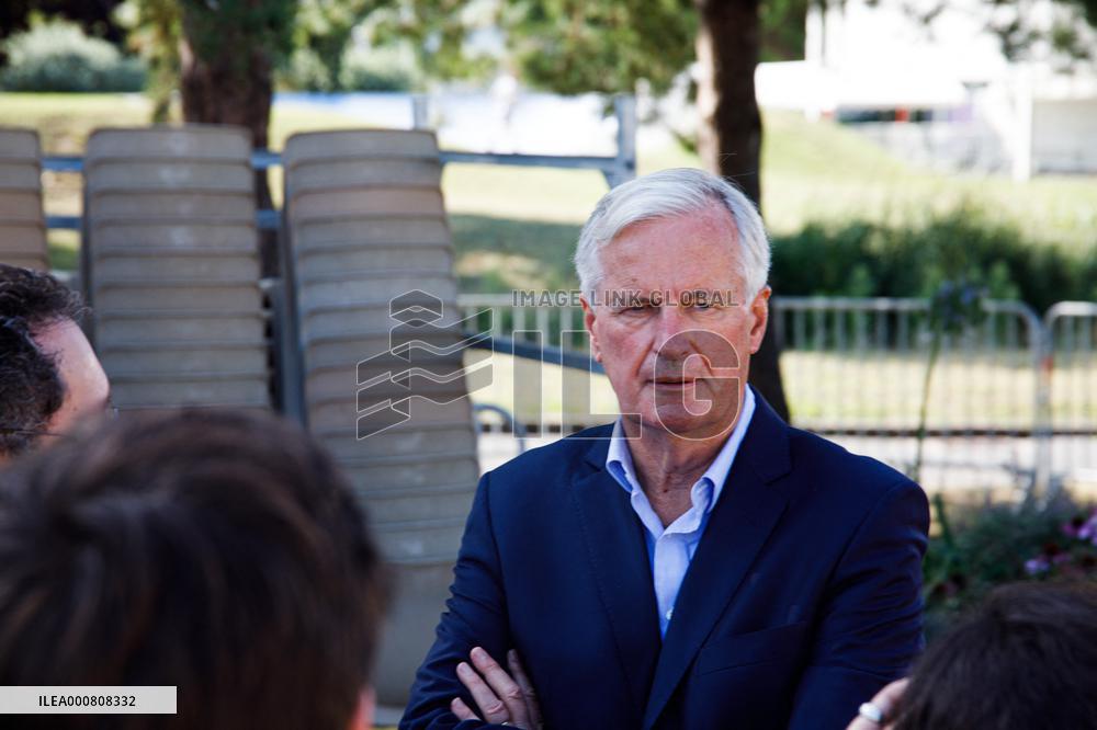 Les Republicains Summer University - Michel Barnier - La Baule