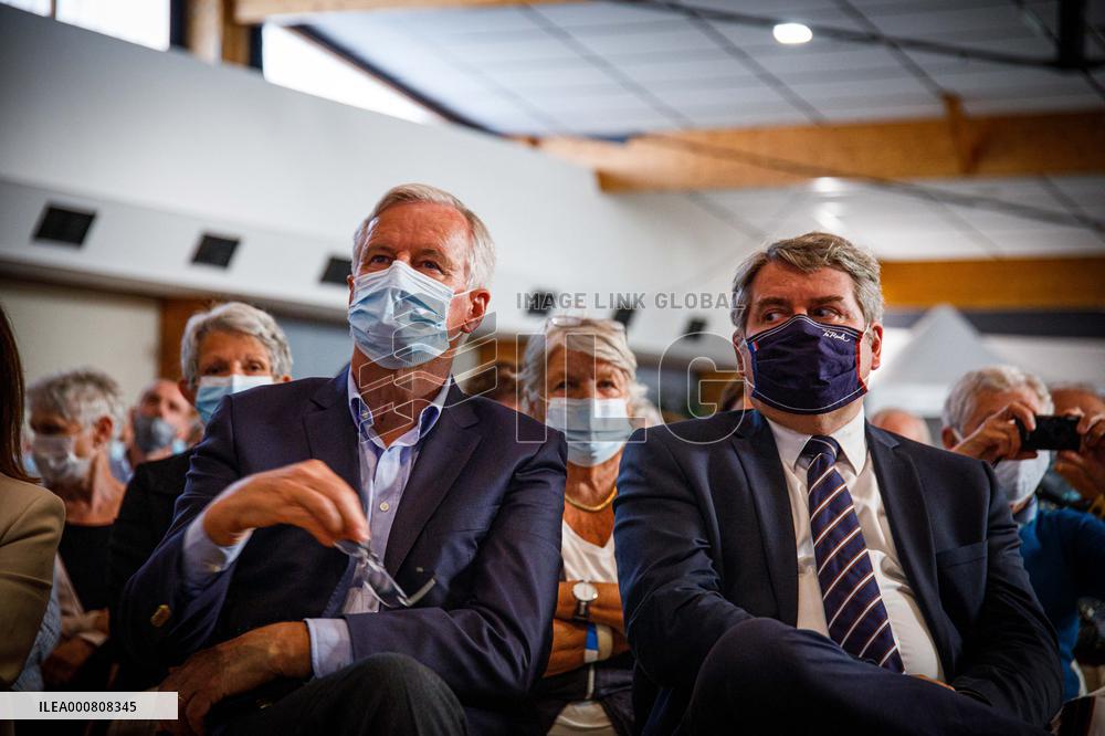 Les Republicains Summer University - Michel Barnier - La Baule