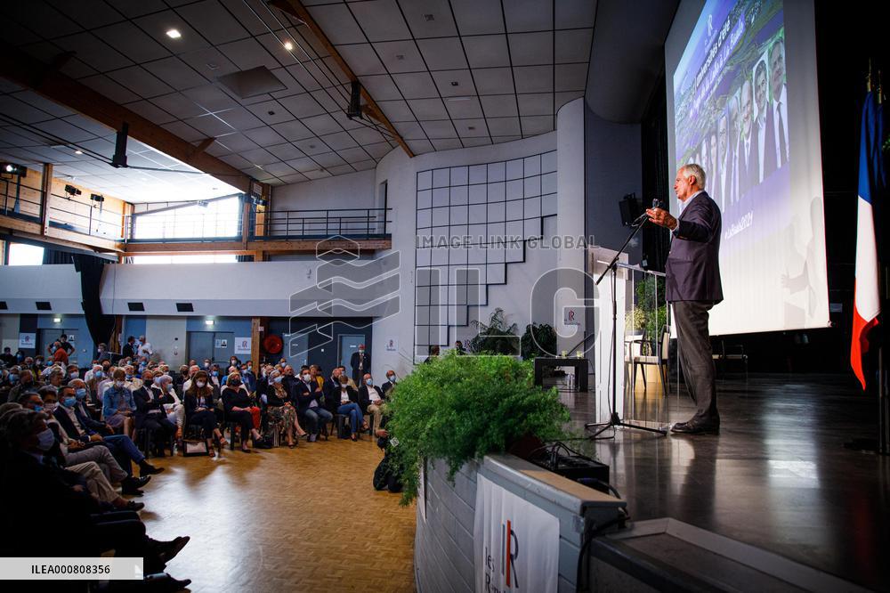 Les Republicains Summer University - Michel Barnier - La Baule