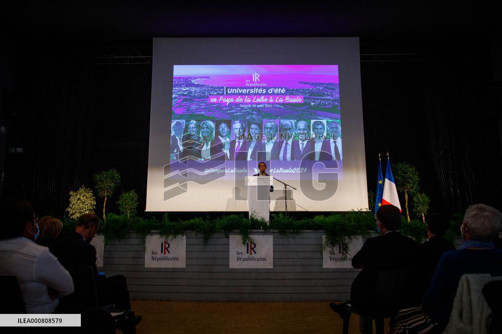 Les Republicains Summer University - Bruno Retailleau - La Baule