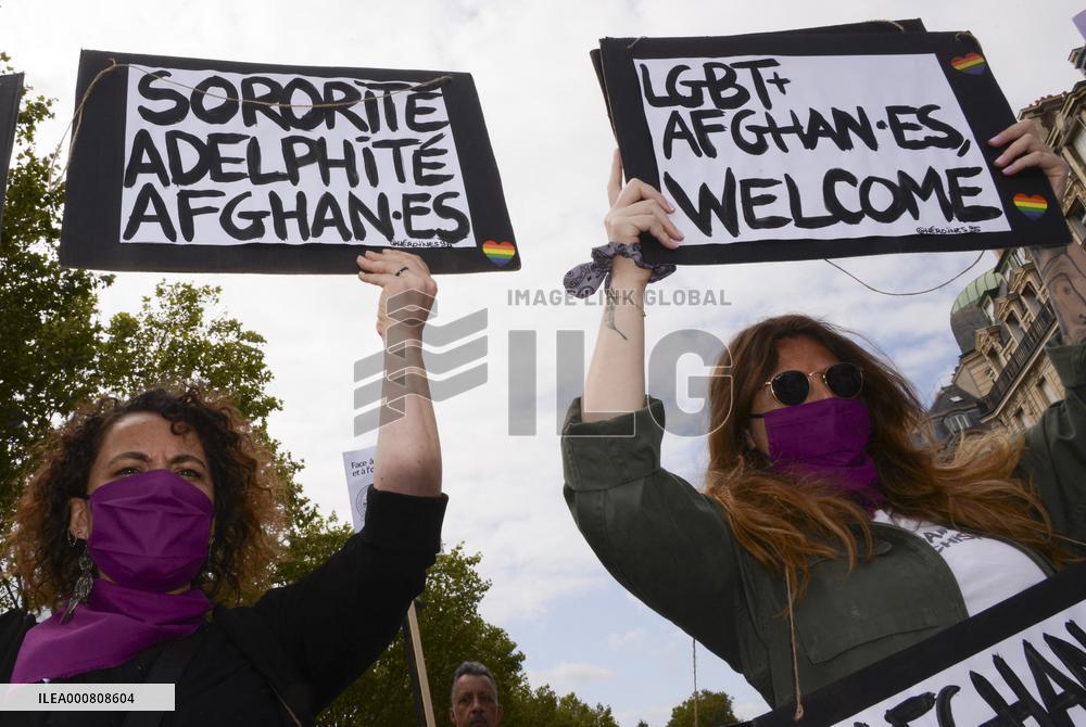 Rally in support of Afghan women - Paris