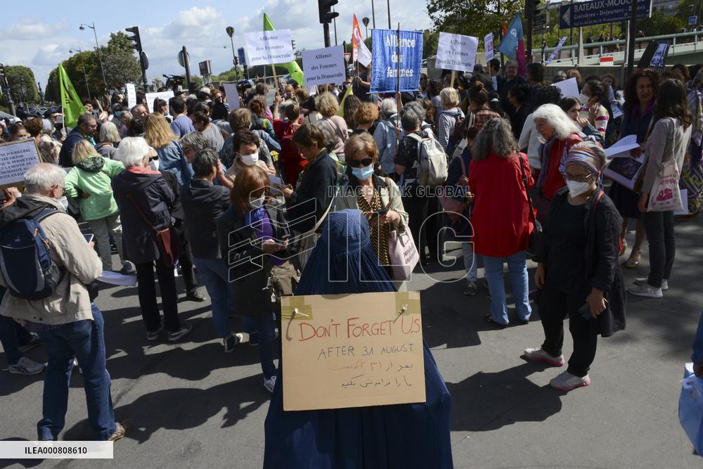 Rally in support of Afghan women - Paris