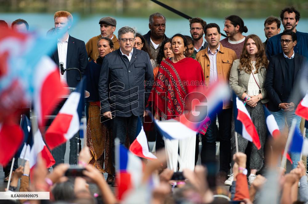 Jean-Luc Melenchon meeting - Chateauneuf-sur-Isere