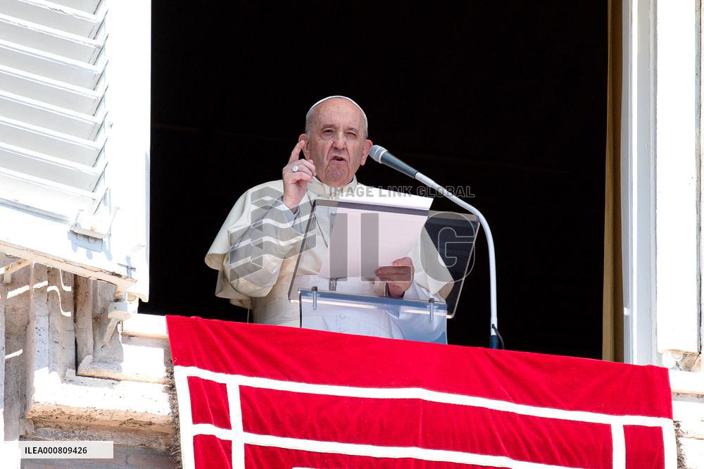 Pope Francis delivers his Angelus prayer - Vatican
