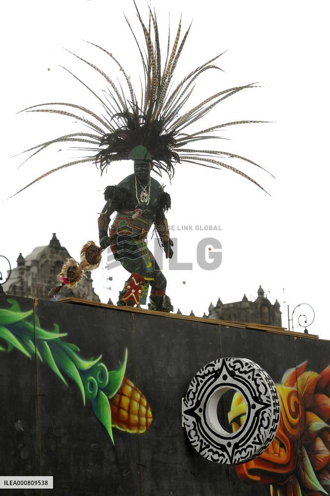 Pre-Hispanic Ceremony - Mexico City