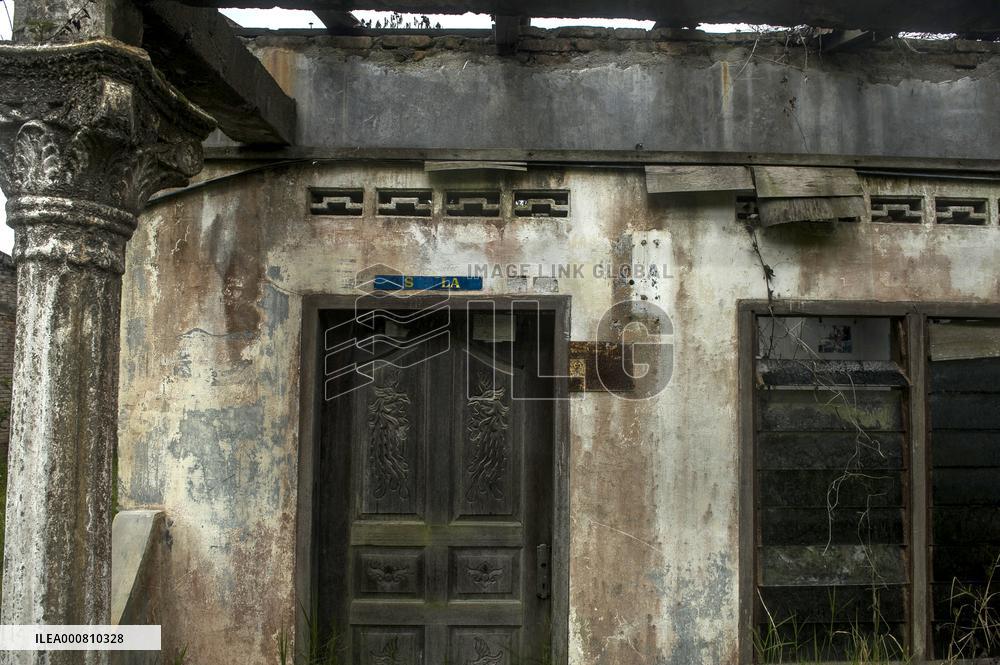 Agricultural working continue in abandoned Gamber village