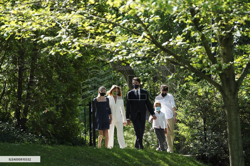 Justin Trudeau and family - Ottawa