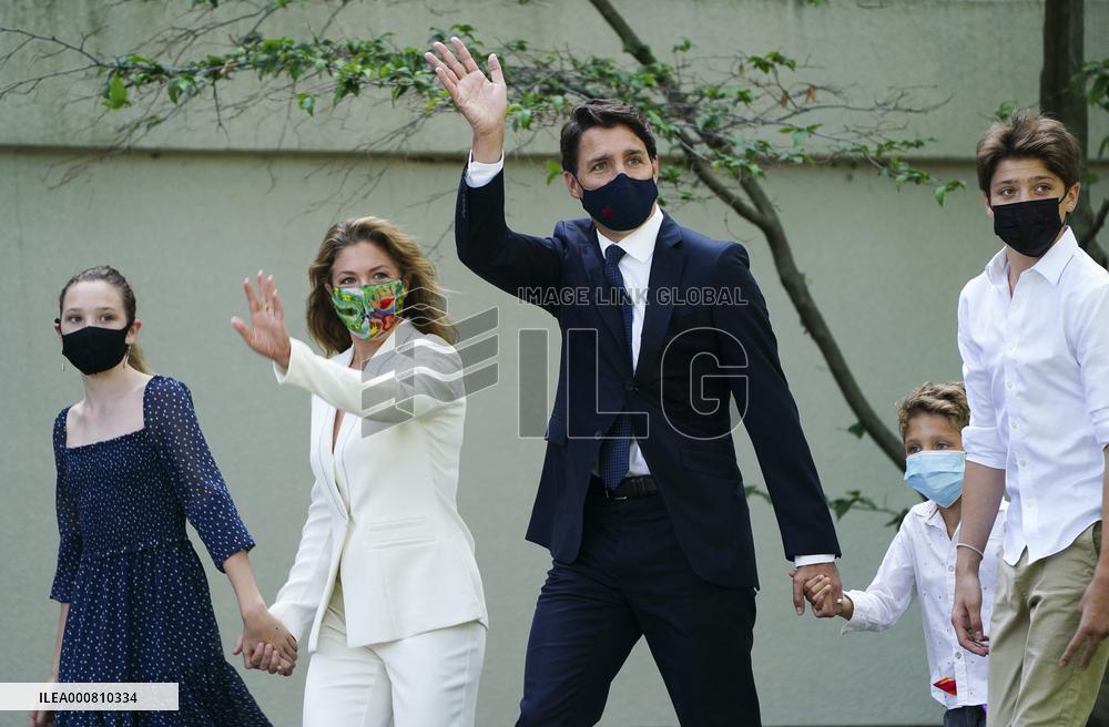 Justin Trudeau and family - Ottawa