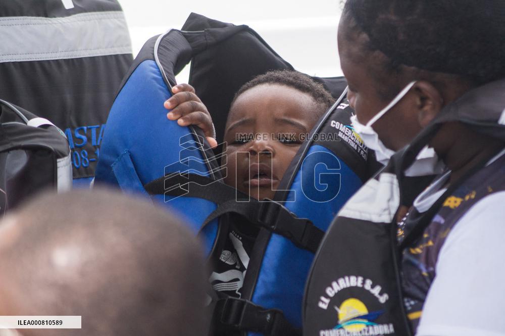 Migrants Try To Pass Colombia-Panama Border