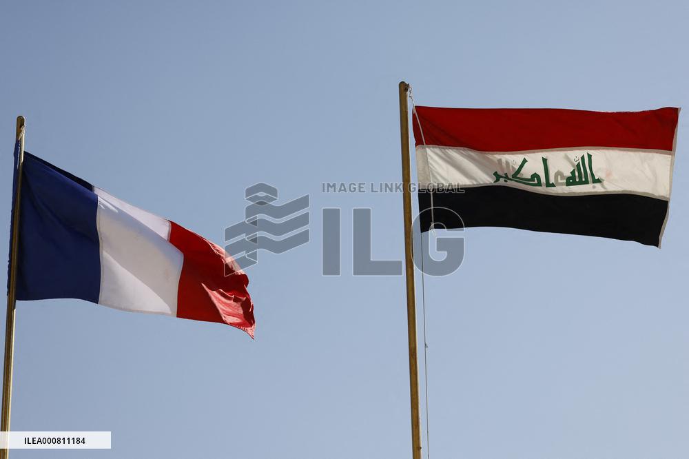 French President Emmanuel Macron in Baghdad - Iraq