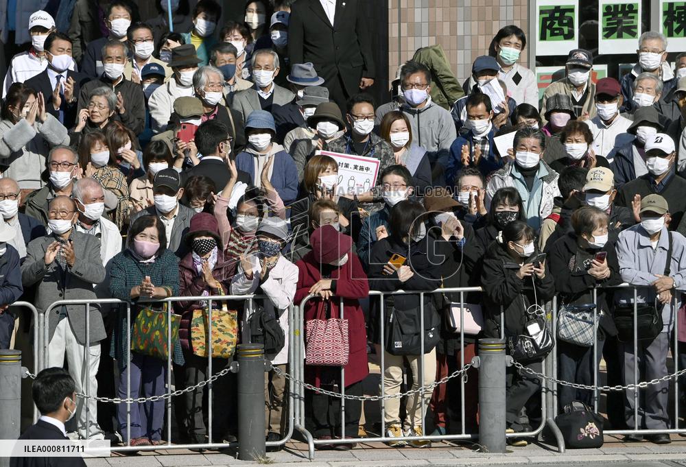 Campaigning for Japanese general election