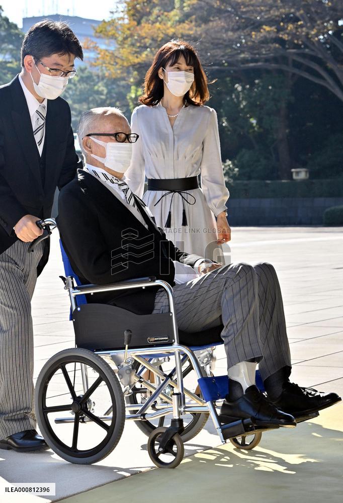 Imperial Palace ceremony for Order of Culture recipients