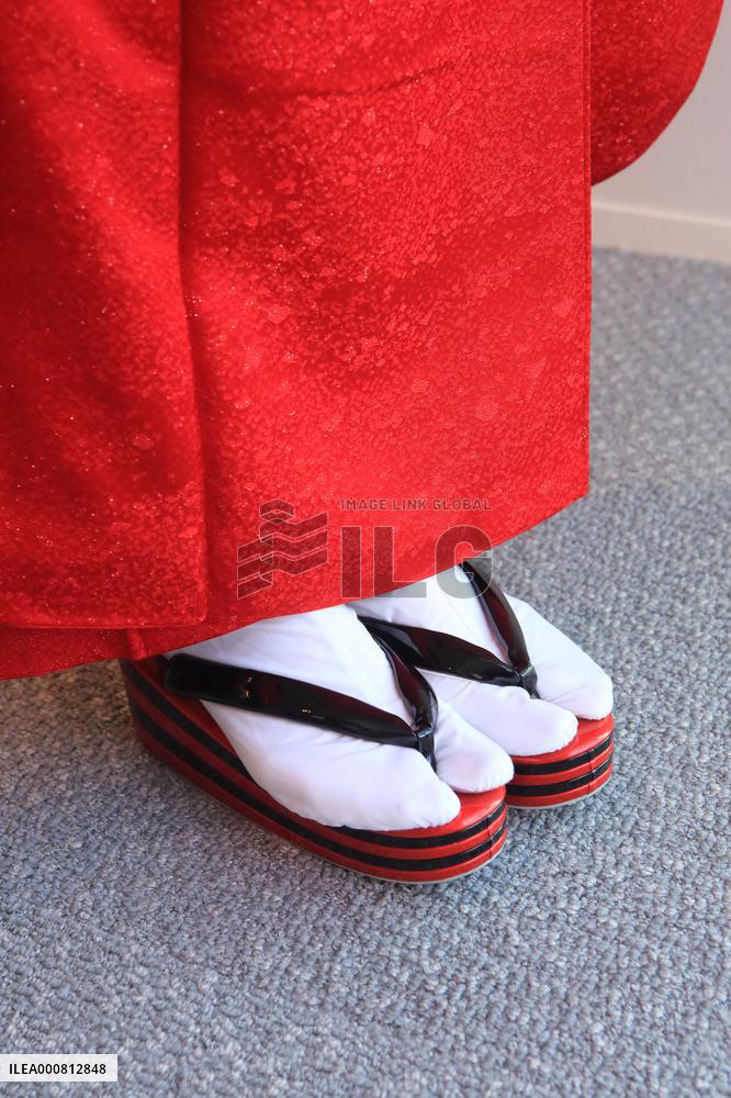 Kimono for the coming of age ceremony