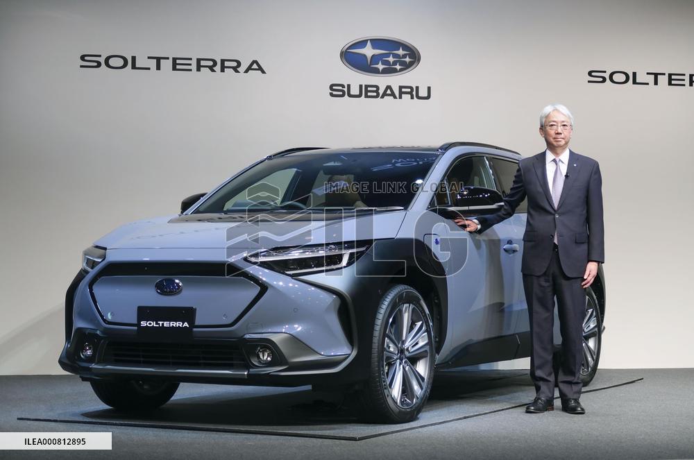 Subaru unveils its first EV to be sold globally