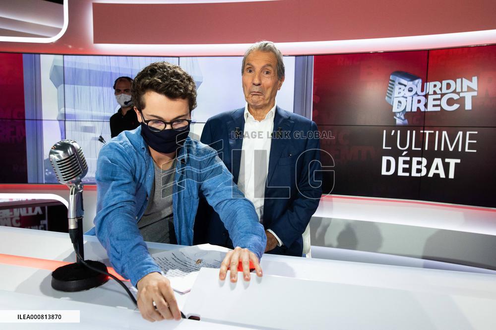 Yannick Jadot and Sandrine Rousseau debate on BFMTV - Paris