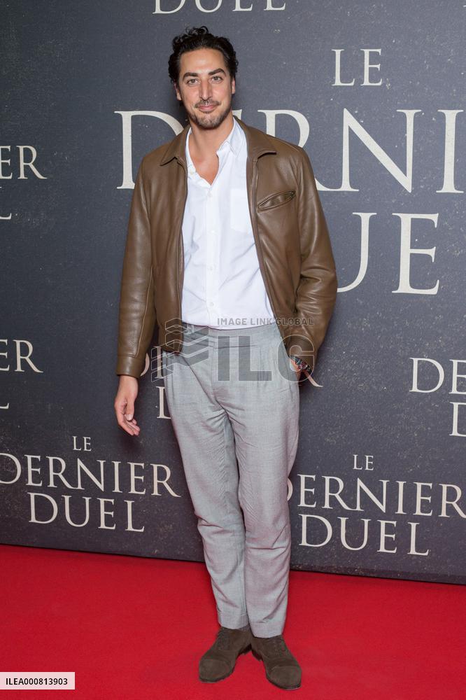 The Last Duel Paris Film Premiere At Gaumont Champs Elysees