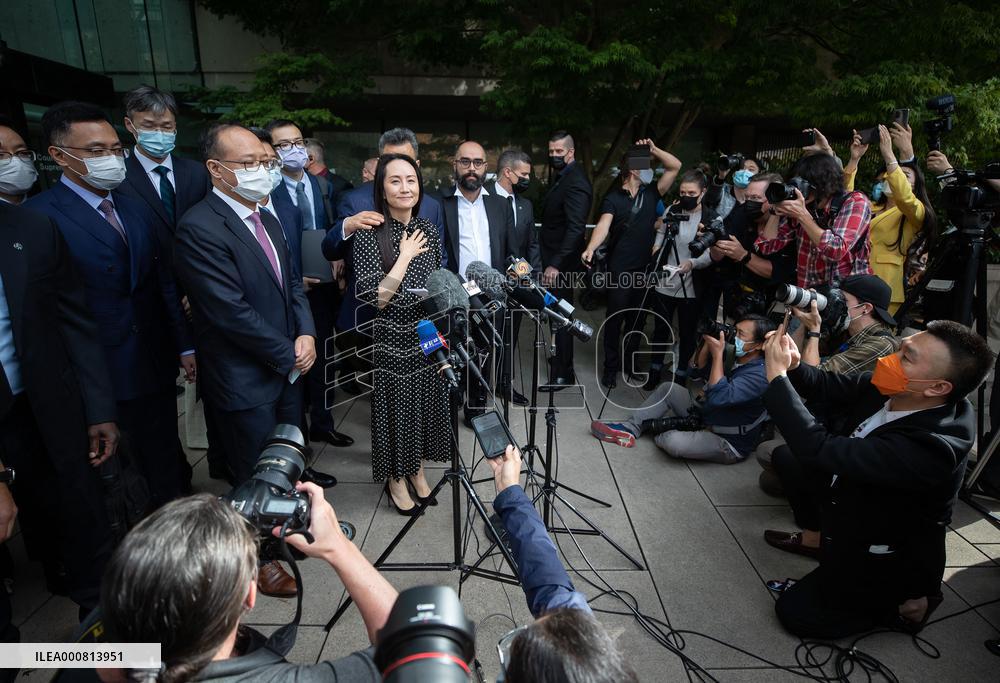Huawei CFO Meng Wanzhou Freed - Vancouver