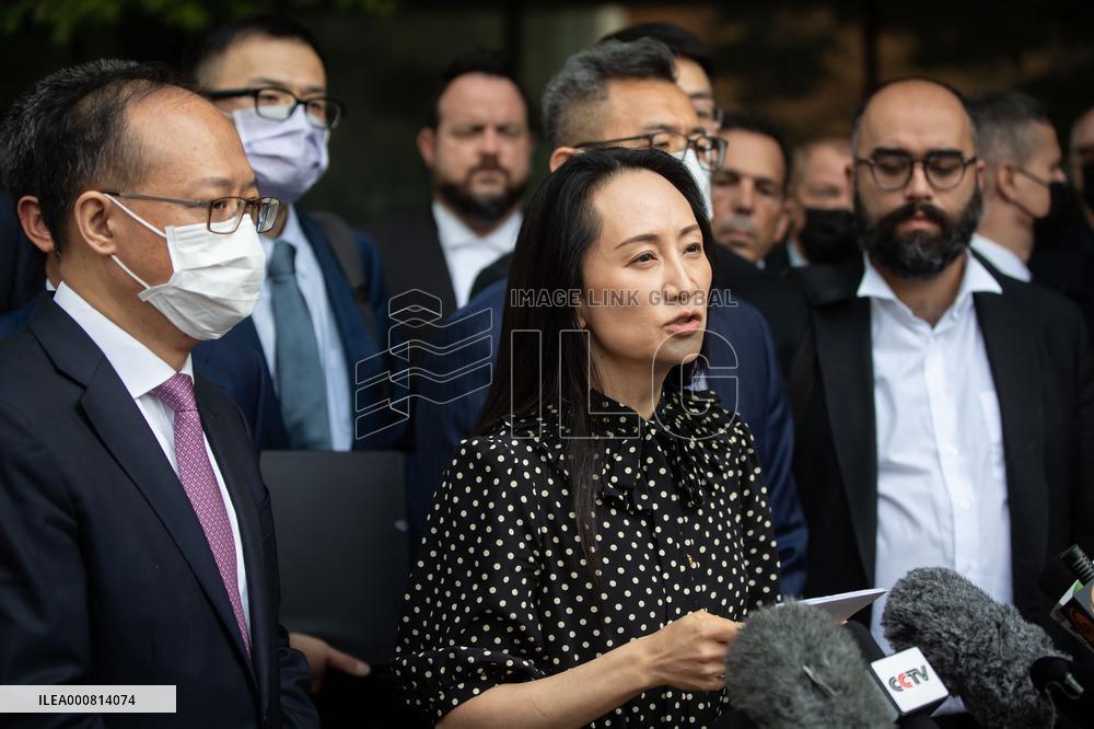Huawei CFO Meng Wanzhou Freed - Vancouver