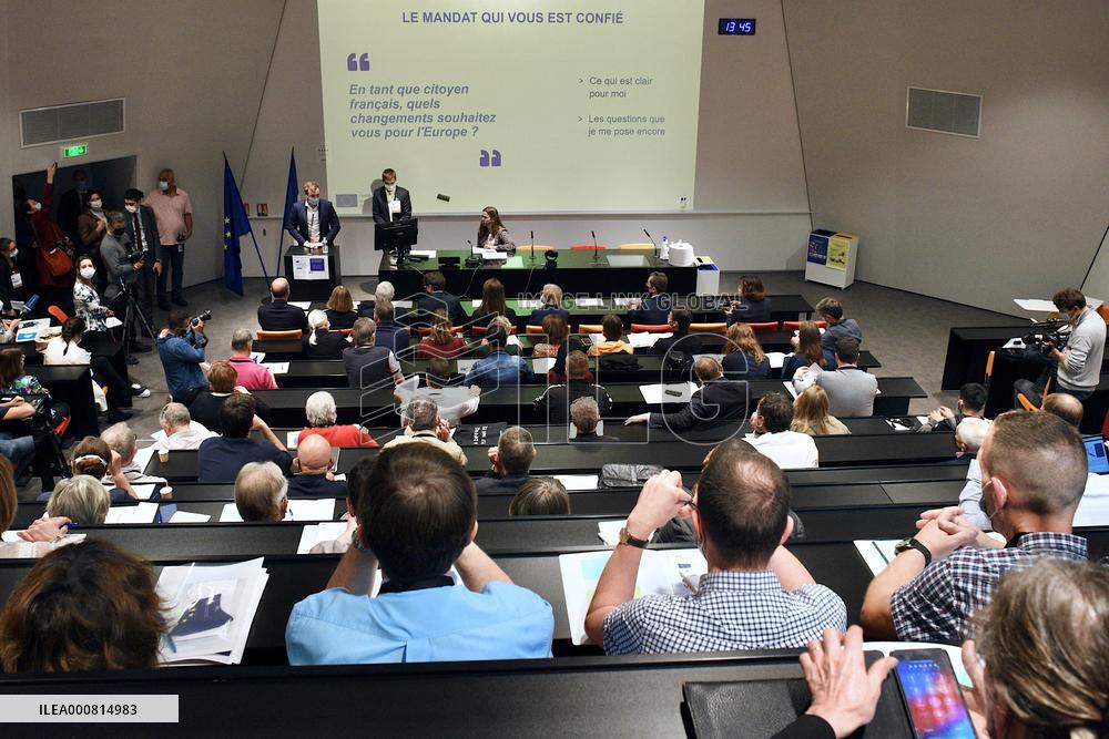 Jean-Michel Blanquer conference on the future of Europe Strasbourg