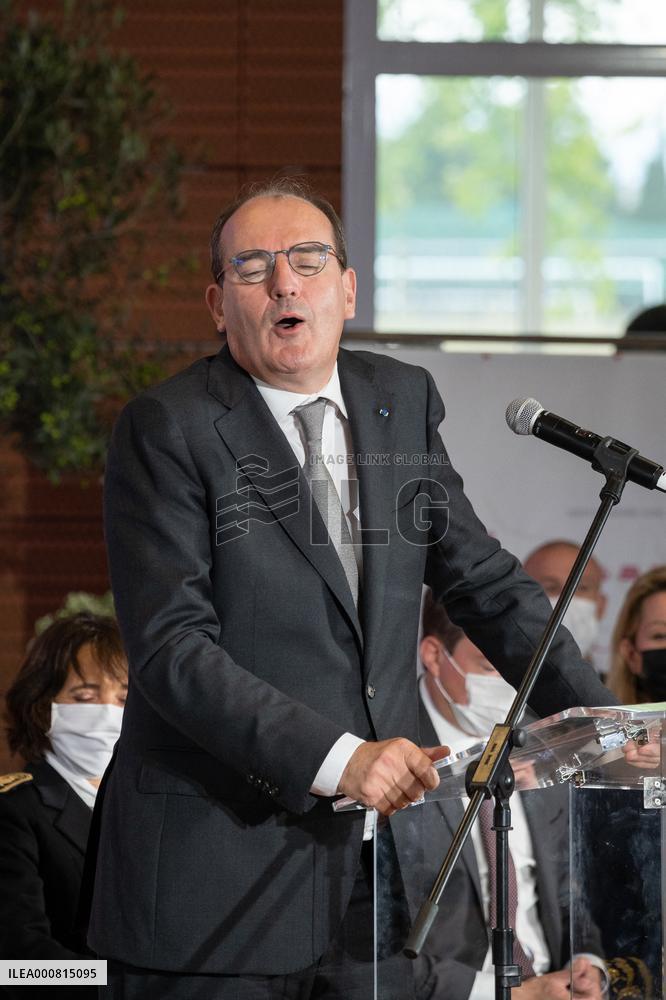 Jean Castex in Castres to announce the launch of Castres-Toulouse motorway