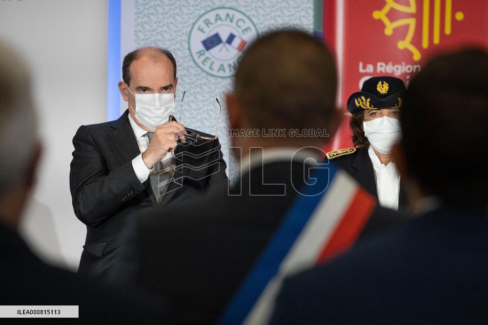 Jean Castex in Castres to announce the launch of Castres-Toulouse motorway