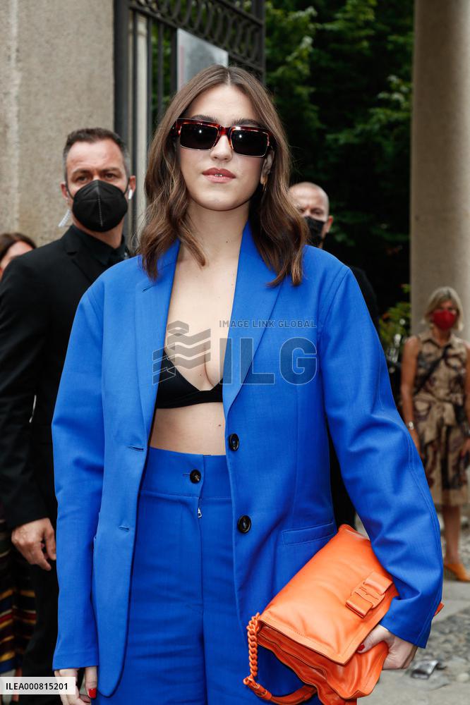 MFW - Salvatore Ferragamo Arrivals