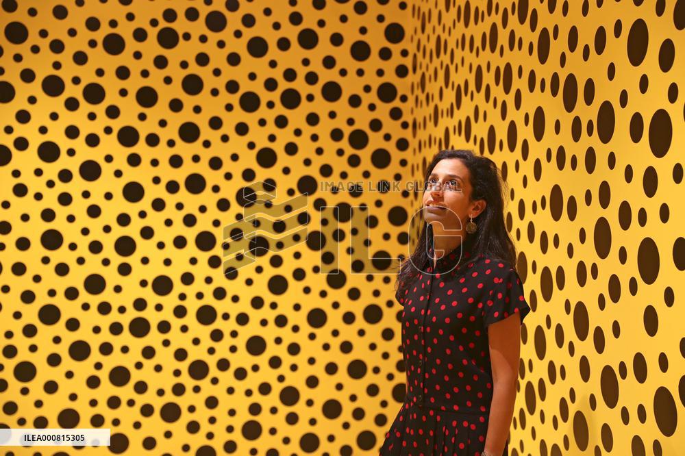 Yayoi Kusama exhibition in Tel Aviv