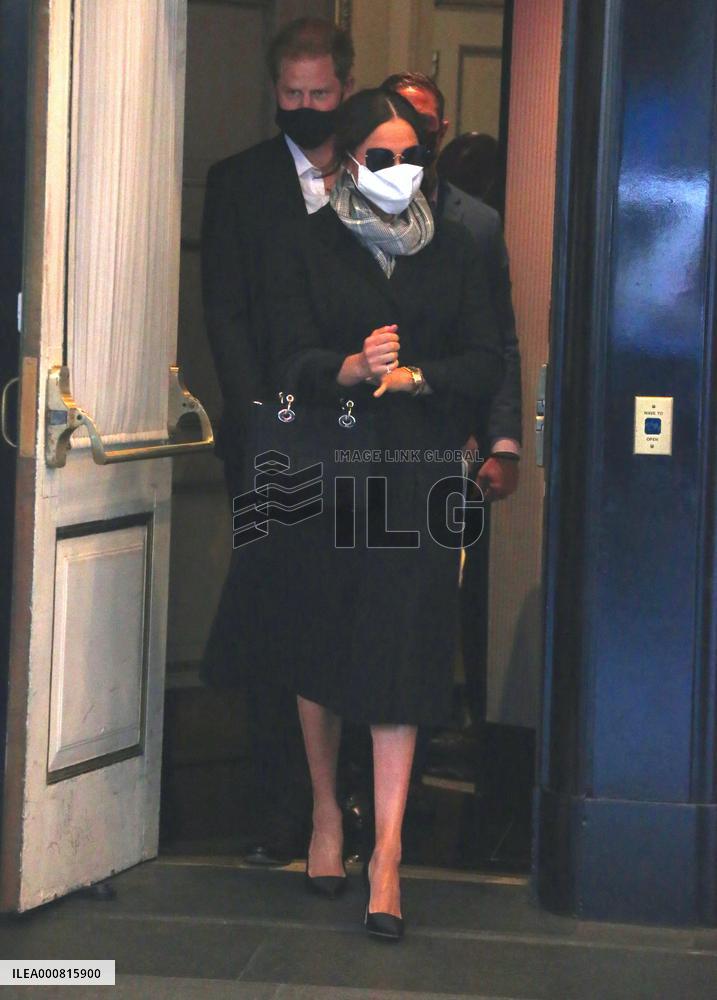 Prince Harry and Meghan Duchess of Sussex In New York