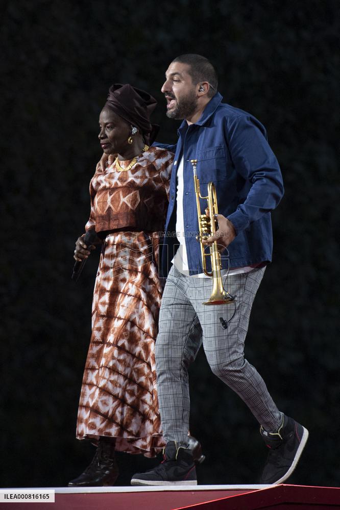Global Citizen Live Paris - Angelique Kidjo and Ibrahim Maalouf