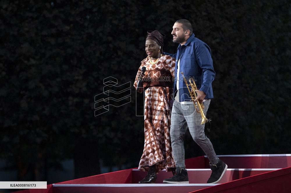 Global Citizen Live Paris - Angelique Kidjo and Ibrahim Maalouf