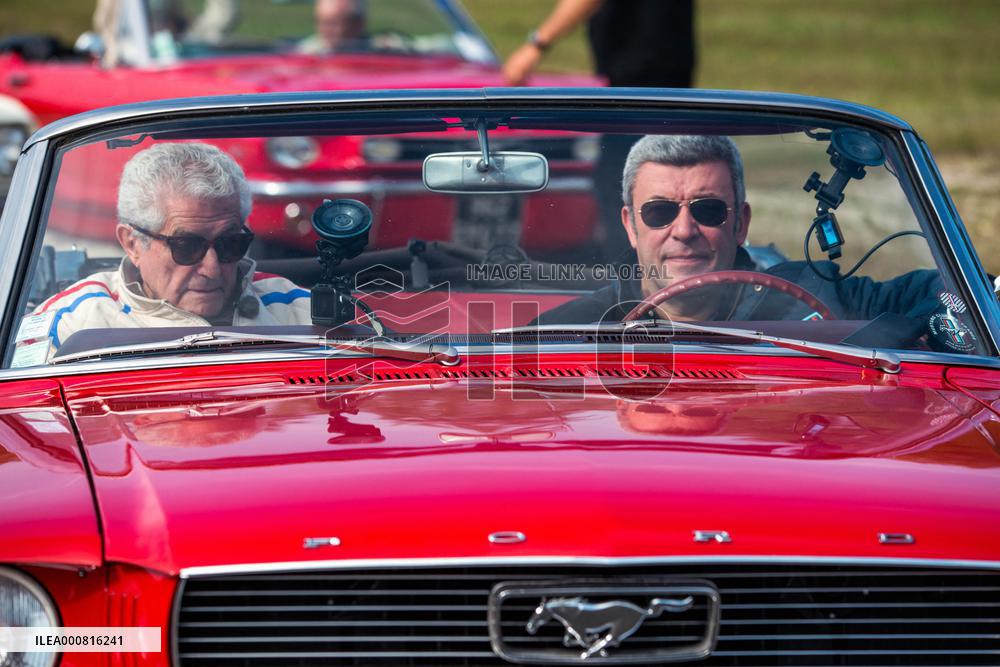 Claude Lelouch at the Linas-Montlhery circuit